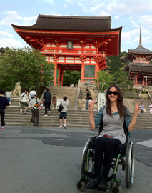 Wheelchair travel in Kyoto